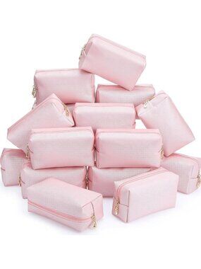 Stylish Waterproof Makeup Bags - PU Leather Cosmetic Pouches for Travel